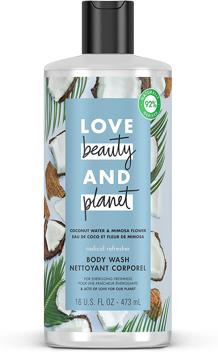 Love Beauty And Planet Body Wash Coconut Water & Mimosa Flower 473Ml - Highfy.pk