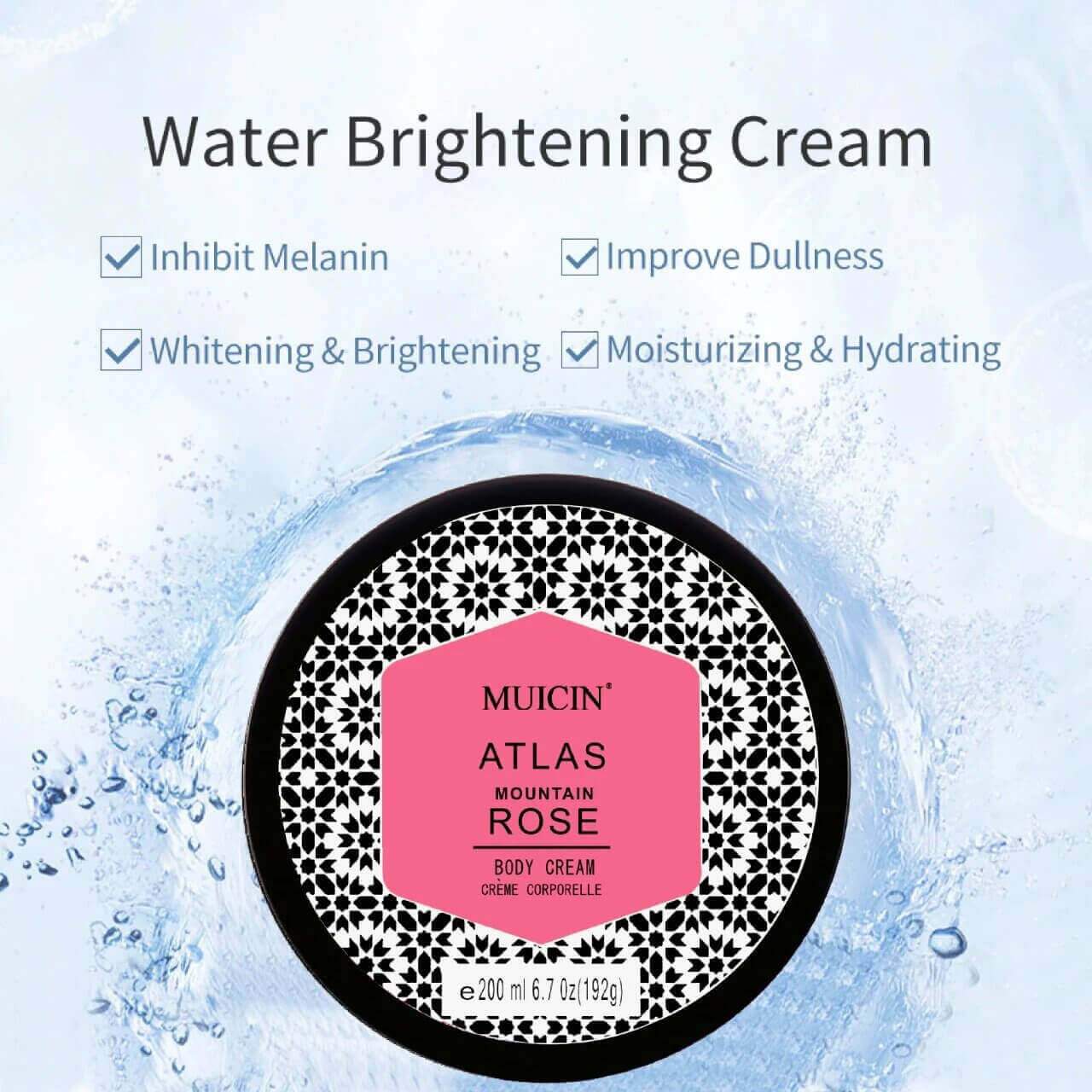 MUICIN - Atlas Mountain Rose Body Cream - 200g