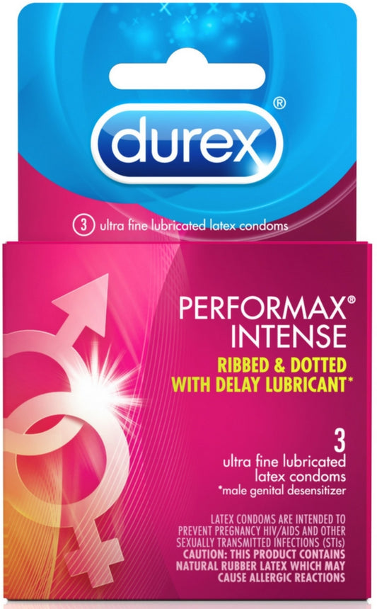 Durex Condom Performax Intense 3Ct - Highfy.pk