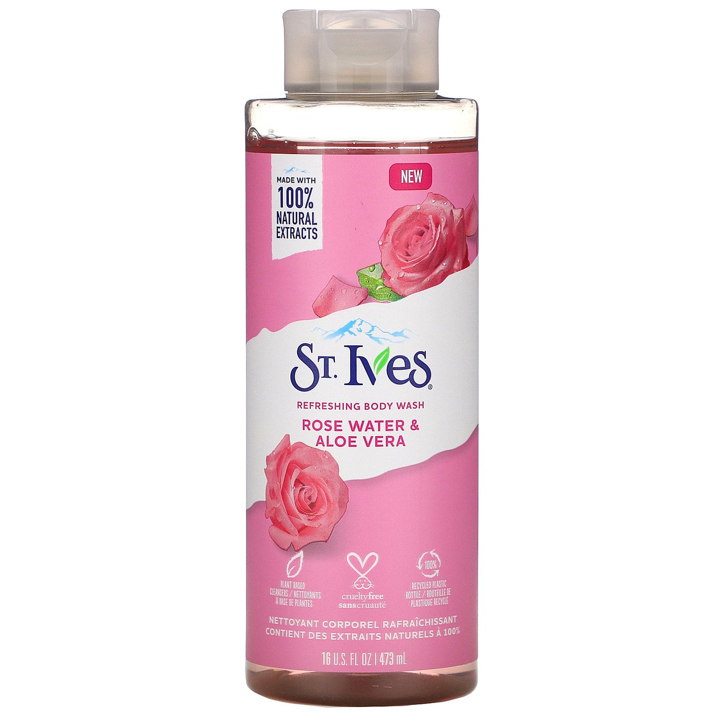 Stives Body Wash Rose Water & Aloe Vera 16Oz/473Ml - Highfy.pk