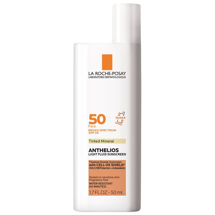 La Roche Posay - Anthelios Light Fluid Tinted Mineral Sunscreen Spf 50 50Ml - Highfy.pk