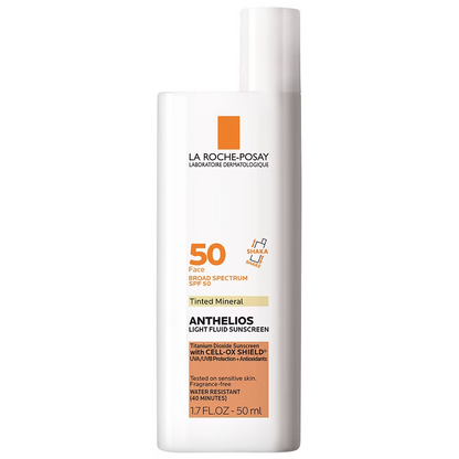 La Roche Posay - Anthelios Light Fluid Tinted Mineral Sunscreen Spf 50 50Ml - Highfy.pk