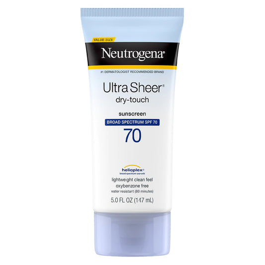 Neutrogena Ultra Sheer Dry-Touch Spf 70 Sunscreen Lotion 147 Ml - Highfy.pk