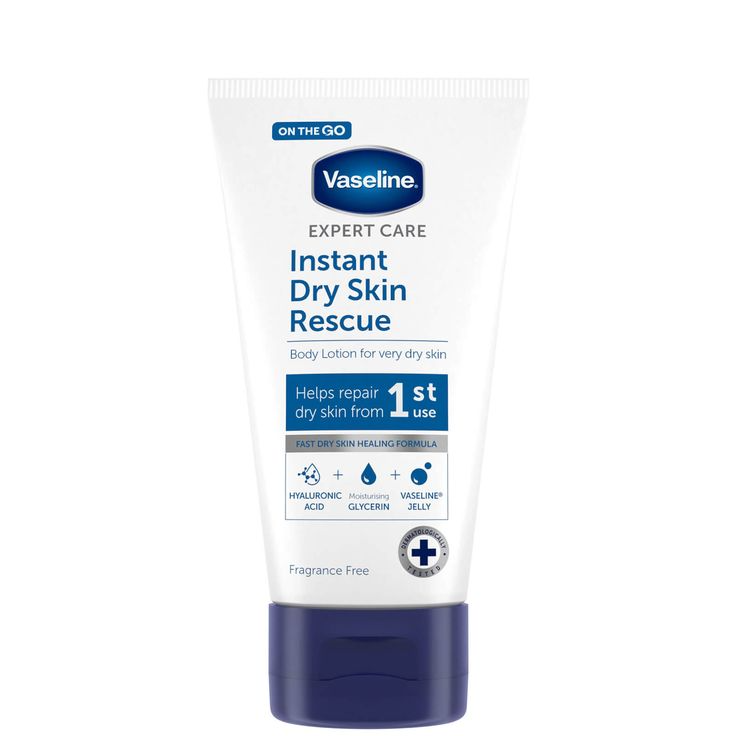 Vaseline Body Lotion Instant Dry Skin Rescue 75Ml - Highfy.pk