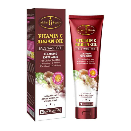 Aichun Beauty Face Wash Gel Vit C Argan Oil 100Ml - Highfy.pk