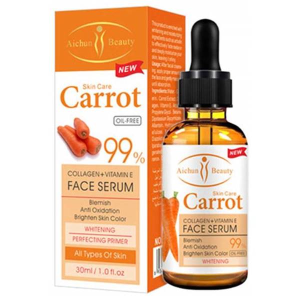 Aichun Beauty Carrot 99% Oil Free Collagen + Vitamin E Face Serum 30Ml