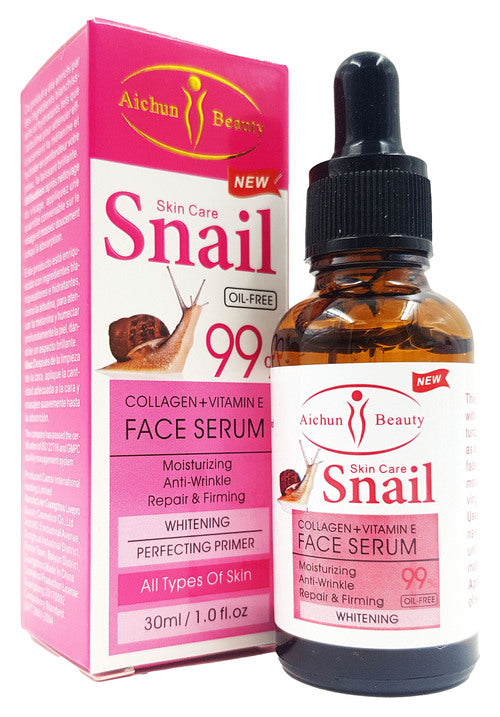 Aichun Beauty Snail 99% Oil Free Collagen + Vitamin E Face Serum 30Ml - Highfy.pk