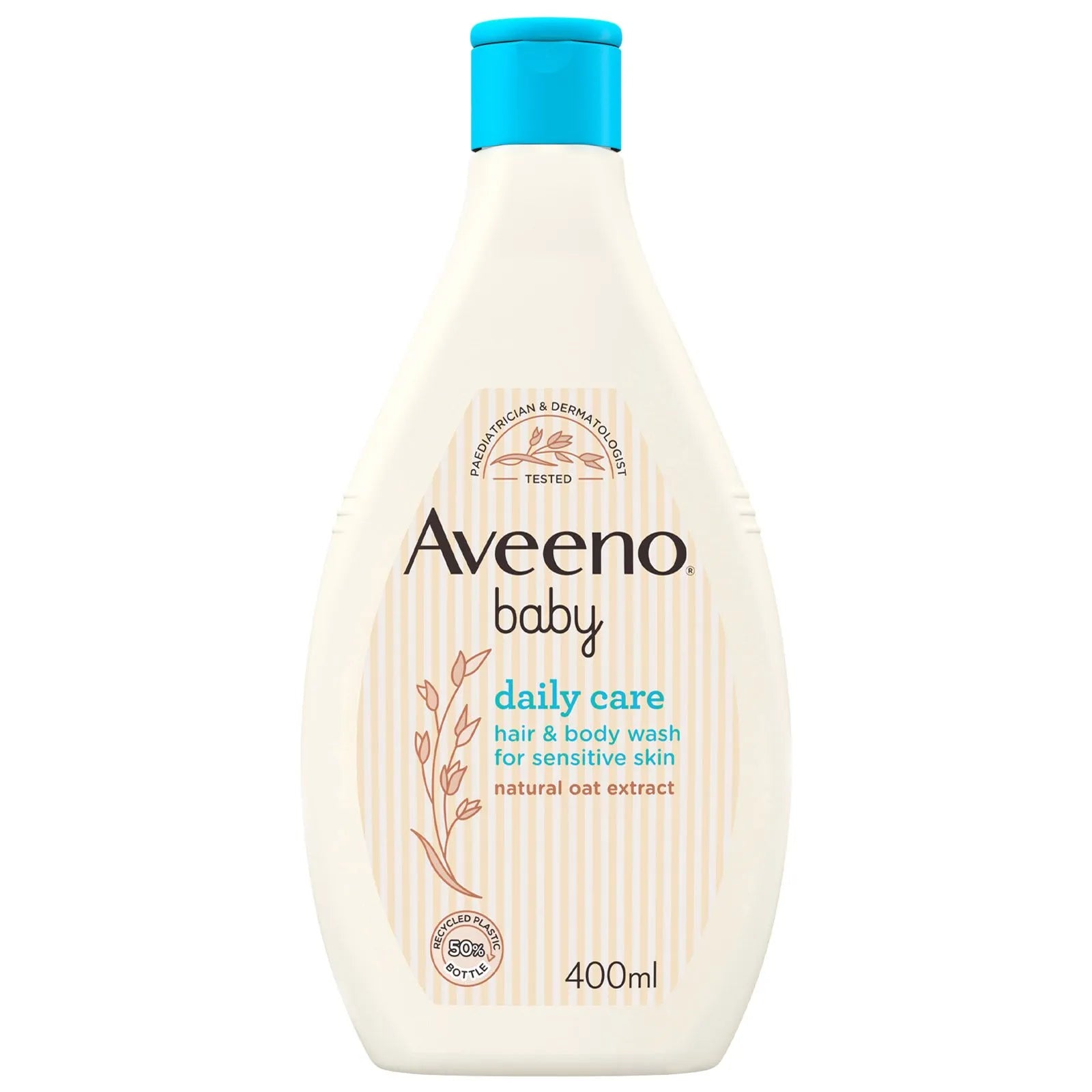 Aveeno Baby Daily Moisture Wash & Shampoo Natural Oat Extract 12Oz/400Ml - Highfy.pk