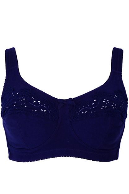 Bls - Clarise Non Wired And Non Paded Bra  Blue - Highfy.pk