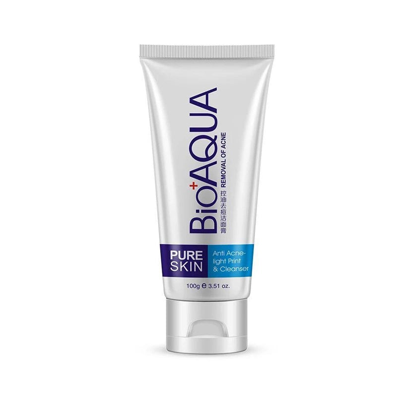 Bioaqua Anti Acne Face Wash/ Cleanser 100Gm - Highfy.pk