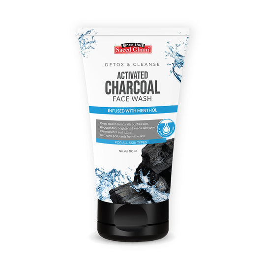 Saeed Ghani - Activated Charcoal Face Wash - Detox & Cleanse