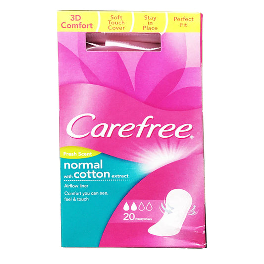 Care Free Panty Liner Normal Cotton 20 S - Highfy.pk