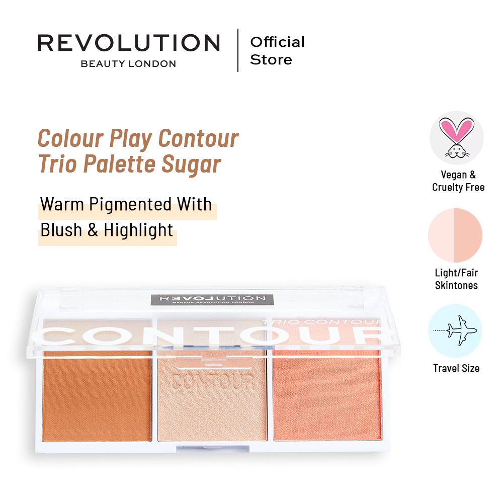 Revolution Colour Types Relove By Revolution Colour Play Contour Trio Palette Sugar | Buy ...