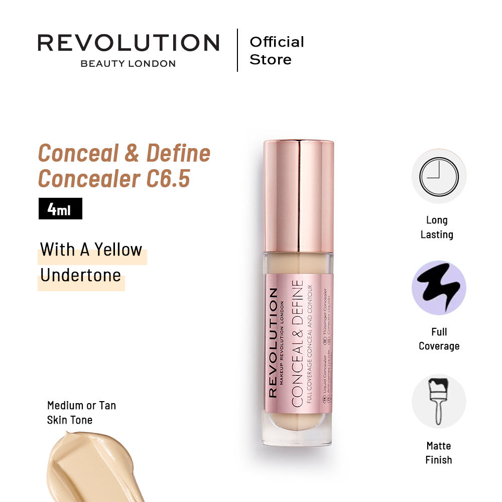 Makeup Revolution Conceal & Define Concealer C6.5 4ml