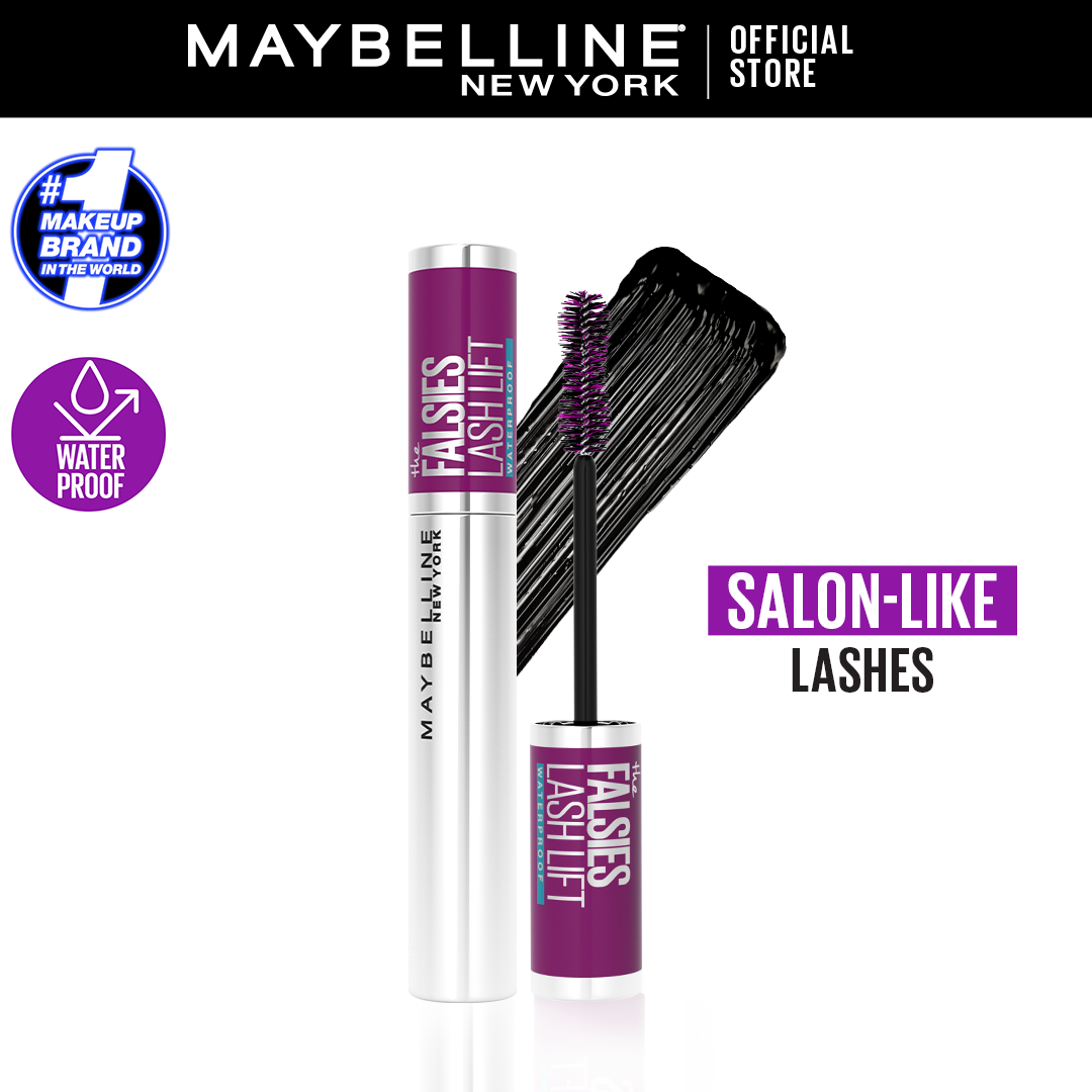 Falsies Lift Mascara Waterproof Maybelline – New Lash Black York -