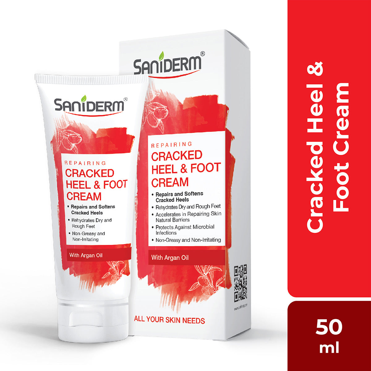 Saniderm Cracked Heel And Foot Cream  Fgom-00018 50Ml - Highfy.pk