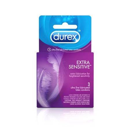 Durex Condom Extra Sensitive Extra Lubricated 3Ct - Highfy.pk