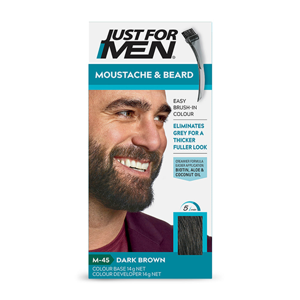 Just For Men - Mustache & Beard Color - Dark Brown - Highfy.pk