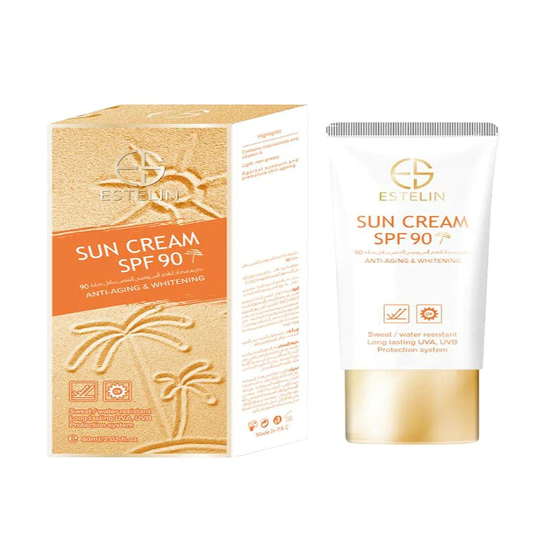 Estelin Sun Cream Anti Aging & Whitening Spf90 60Ml - Highfy.pk