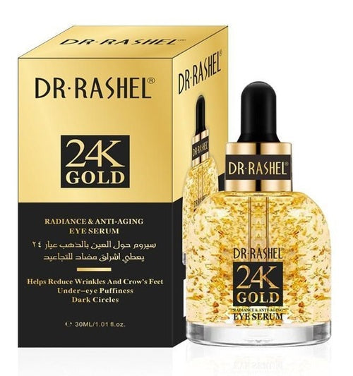 Dr Rashel - 24K Gold Radiance & Anti Aging Eye Serum 30 Ml - Highfy.pk