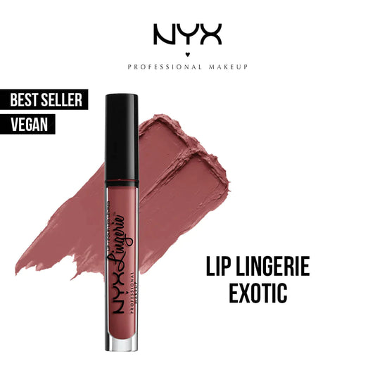 NYX Professional Makeup Liquid Lipstick Lip Lingerie 12 Exotic - Highfy.pk