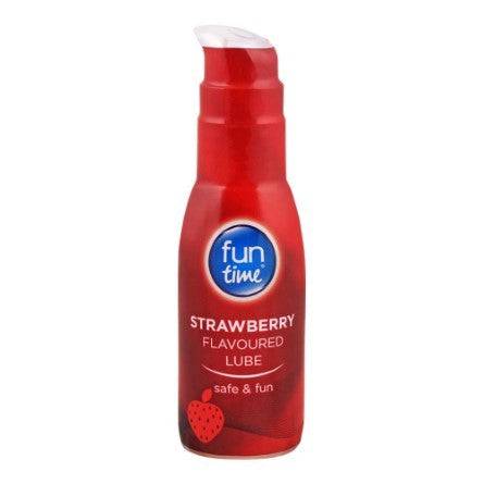 Fun Time Lube Strawberry Flavoured Lube 75Ml - Highfy.pk