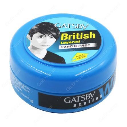 Gatsby Styling Wax British Layered Hard & Free (Blue) 75G - Highfy.pk