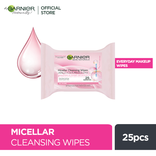 Garnier Skin Active Micellar Makeup Cleansing Wipes 25 Pcs - Highfy.pk