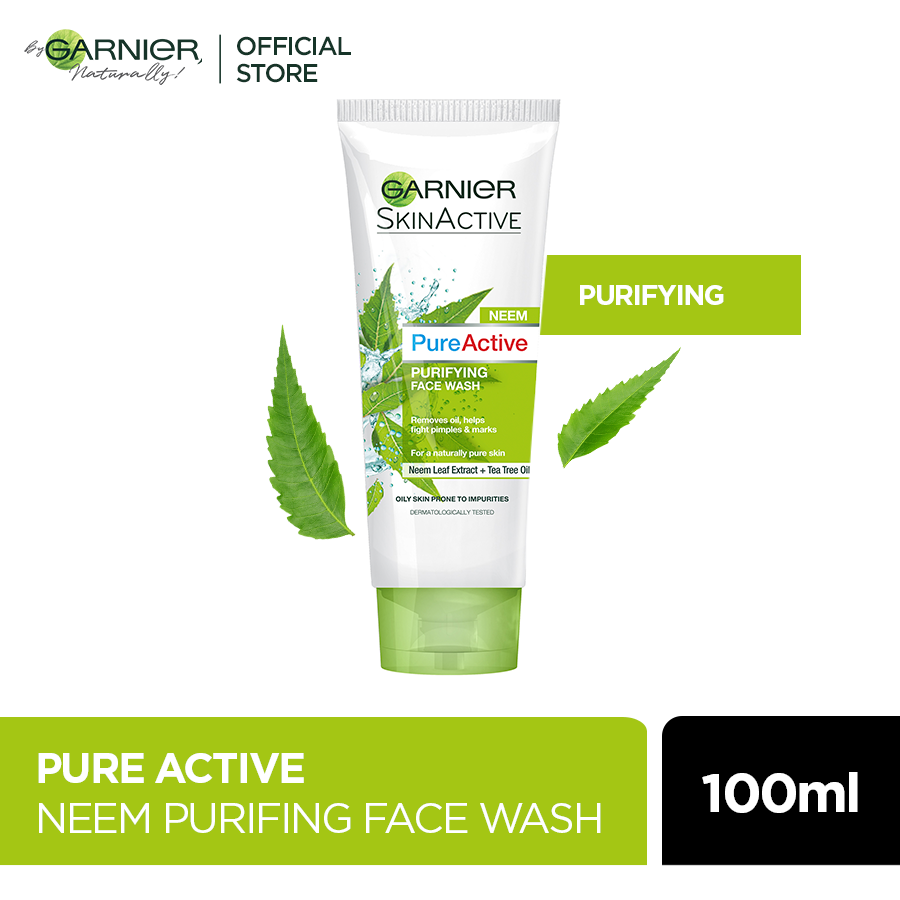 Garnier Skin Active Neem Purifying Face Wash 100Ml - Highfy.pk