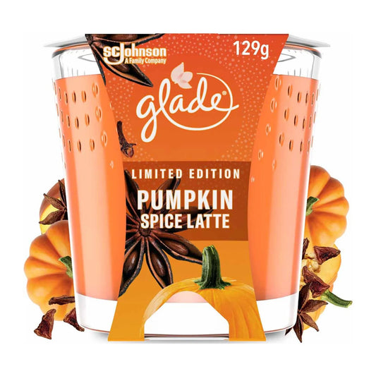 Glade Candle Pumpkin Spice Latte - Limited Edition 129G - Highfy.pk