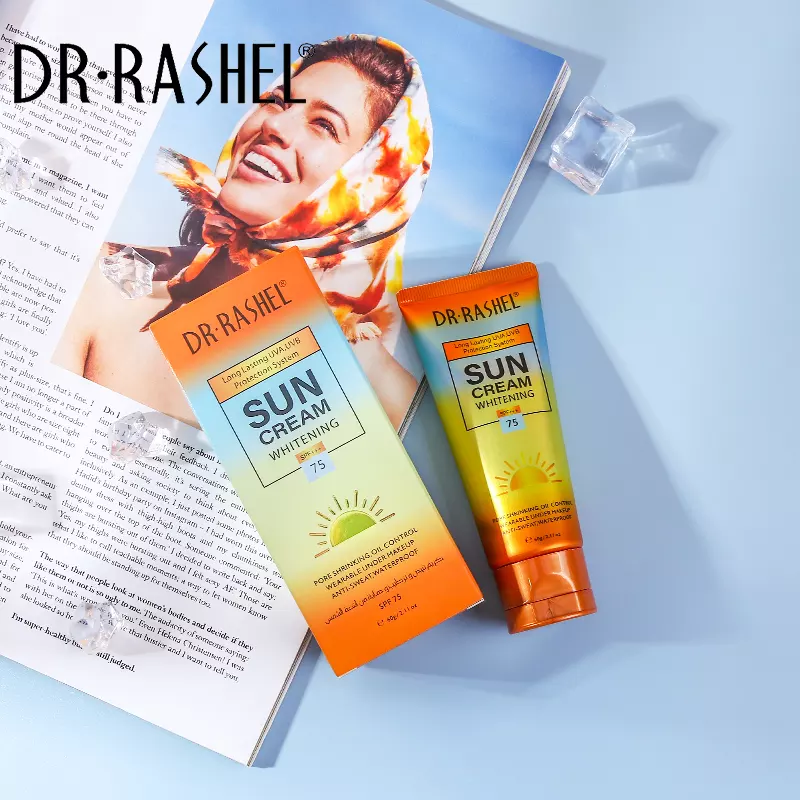 Dr.Rashel Sun Cream Whitening Spf75+++ 60G - Highfy.pk