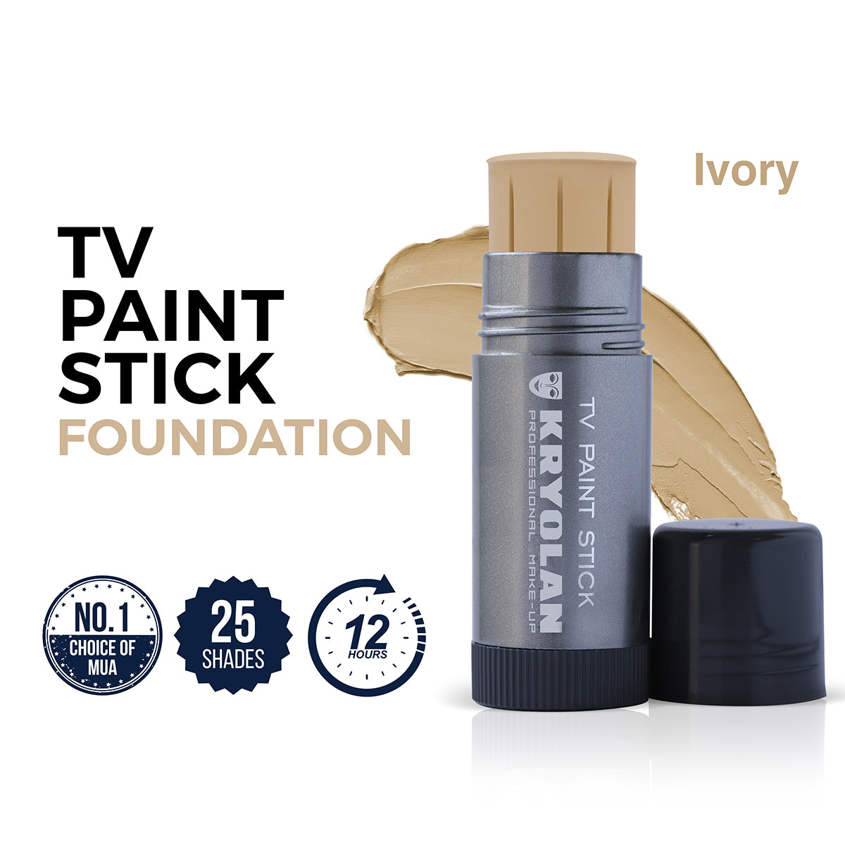 Kryolan - Tv Paint Stick - Ivory - Highfy.pk