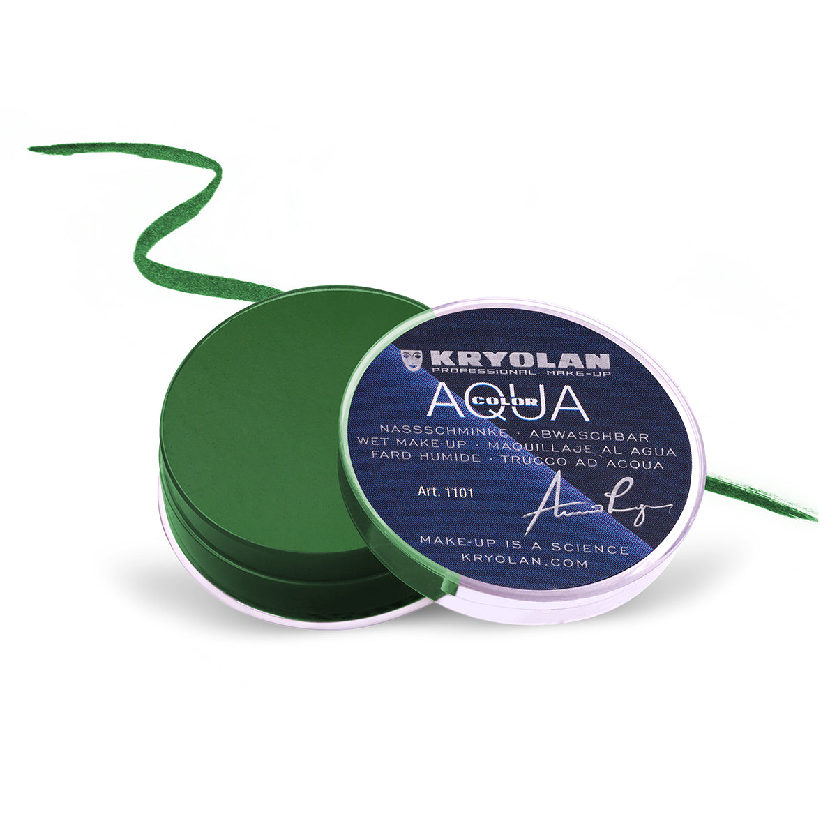 Kryolan - Aquacolor Cake Liner - 510 - Blue - Highfy.pk