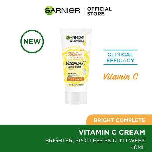 Garnier Skin Active Bright Complete Cream 40Ml - For Brighter Skin - Highfy.pk