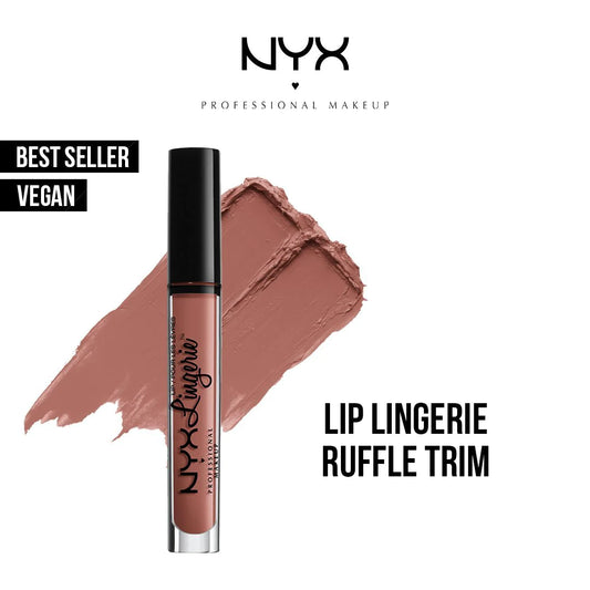 NYX Professional Makeup Liquid Lipstick Lip Lingerie 04 Ruffle Trim - Highfy.pk