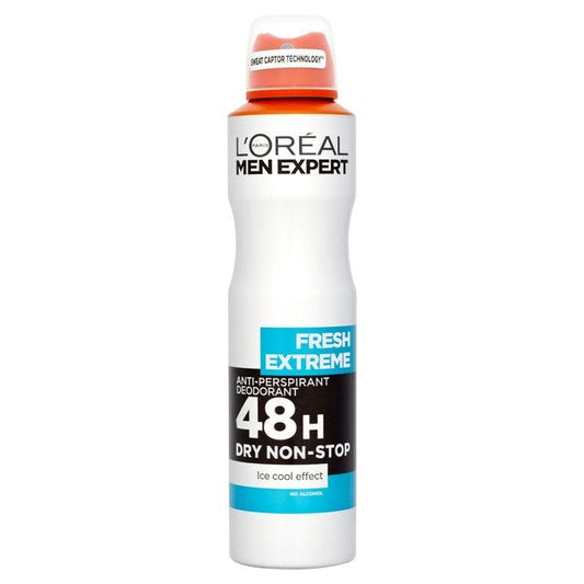L'Oreal Men Expert 48H A/P Deodorant Spray Fresh Extreme 250Ml - Highfy.pk