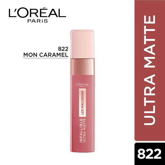 L'Oreal Paris - Infallible Les Macarons Lipstick - 822 Mon Caramel - Highfy.pk