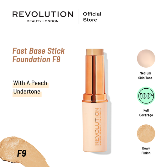 Makeup Revolution Fast Base Stick Foundation - F9 - Highfy.pk