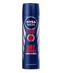 Nivea A/P Spray For Men Dry Impact 150Ml - Highfy.pk