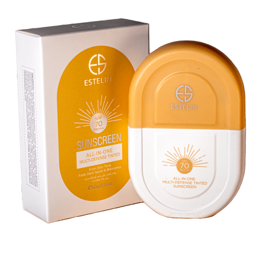 Estelin - All In One Multi Defense Tinted Sunscreen Spf 70 Pa+++ - 50G - Highfy.pk
