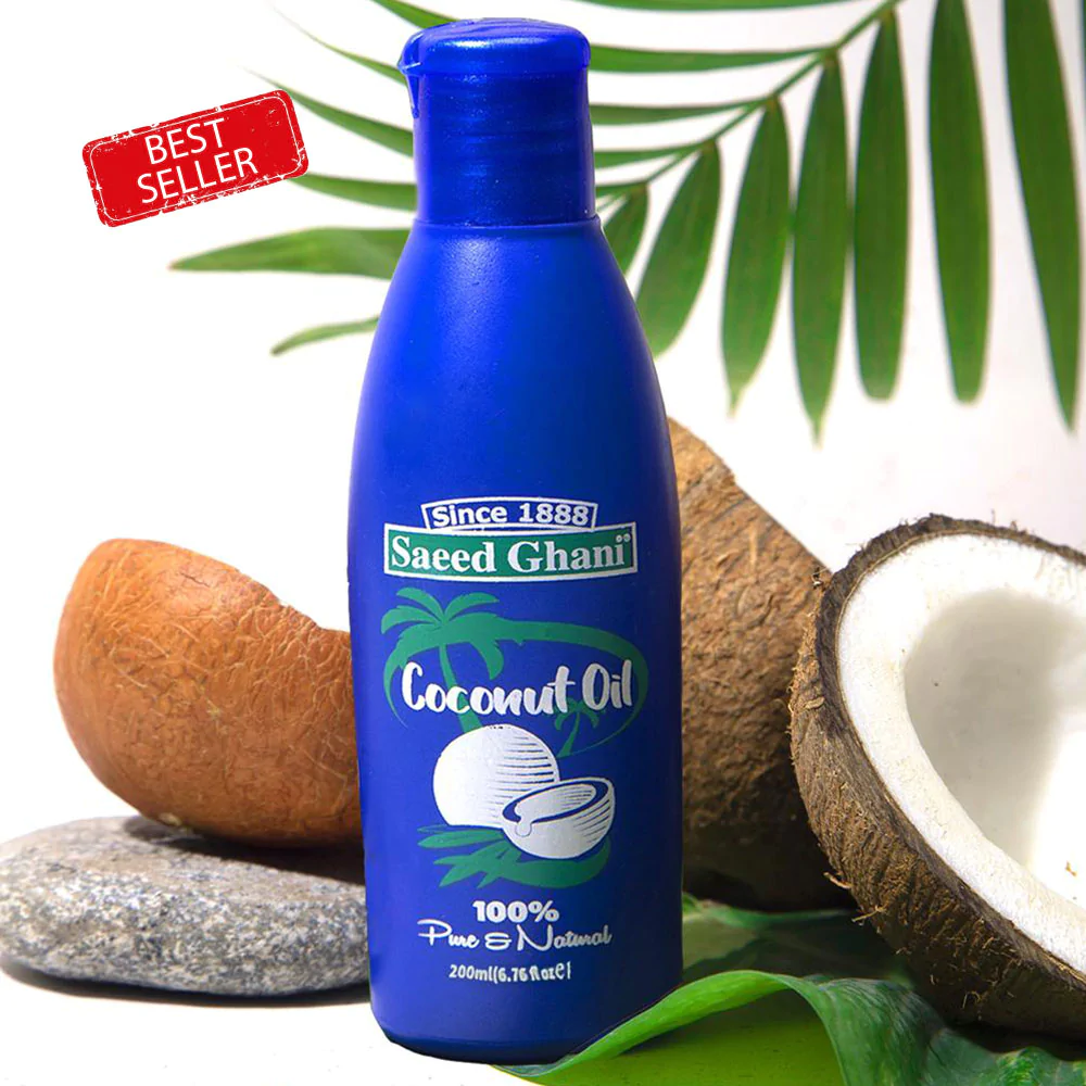 Saeed Ghani - Pure & Natural Coconut Hair Oil 200ml - Highfy.pk