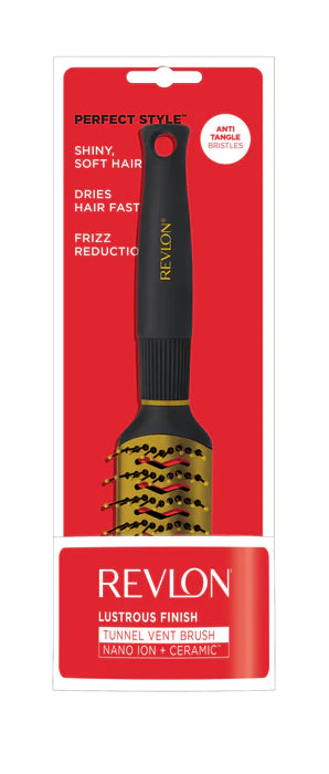Revlon Lustrous Finish  Ionic Ceramic  Anti Tangle Blow Dry Hair Brush Nano - Highfy.pk