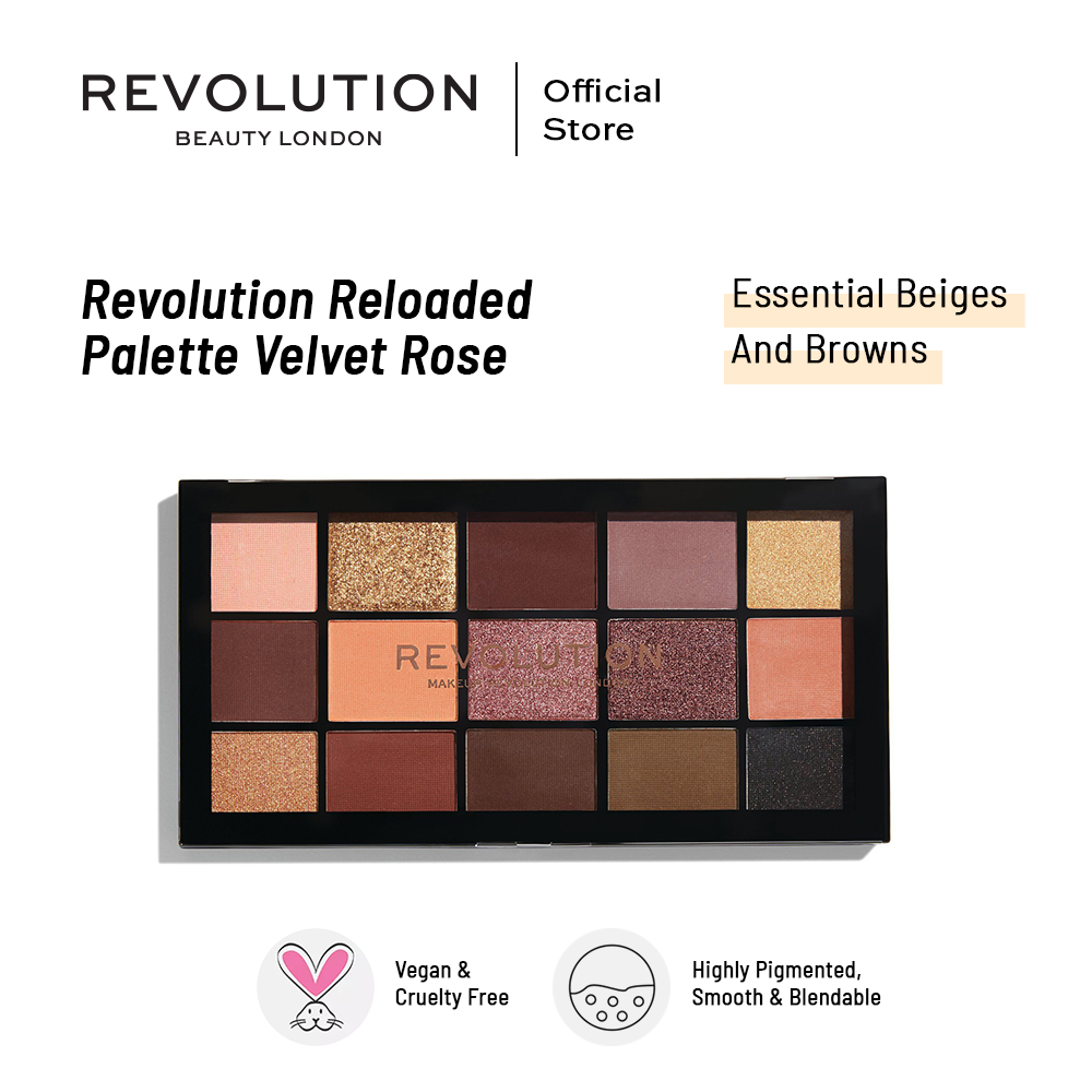 Revolution Reloaded Velvet Rose Eyeshadow Palette