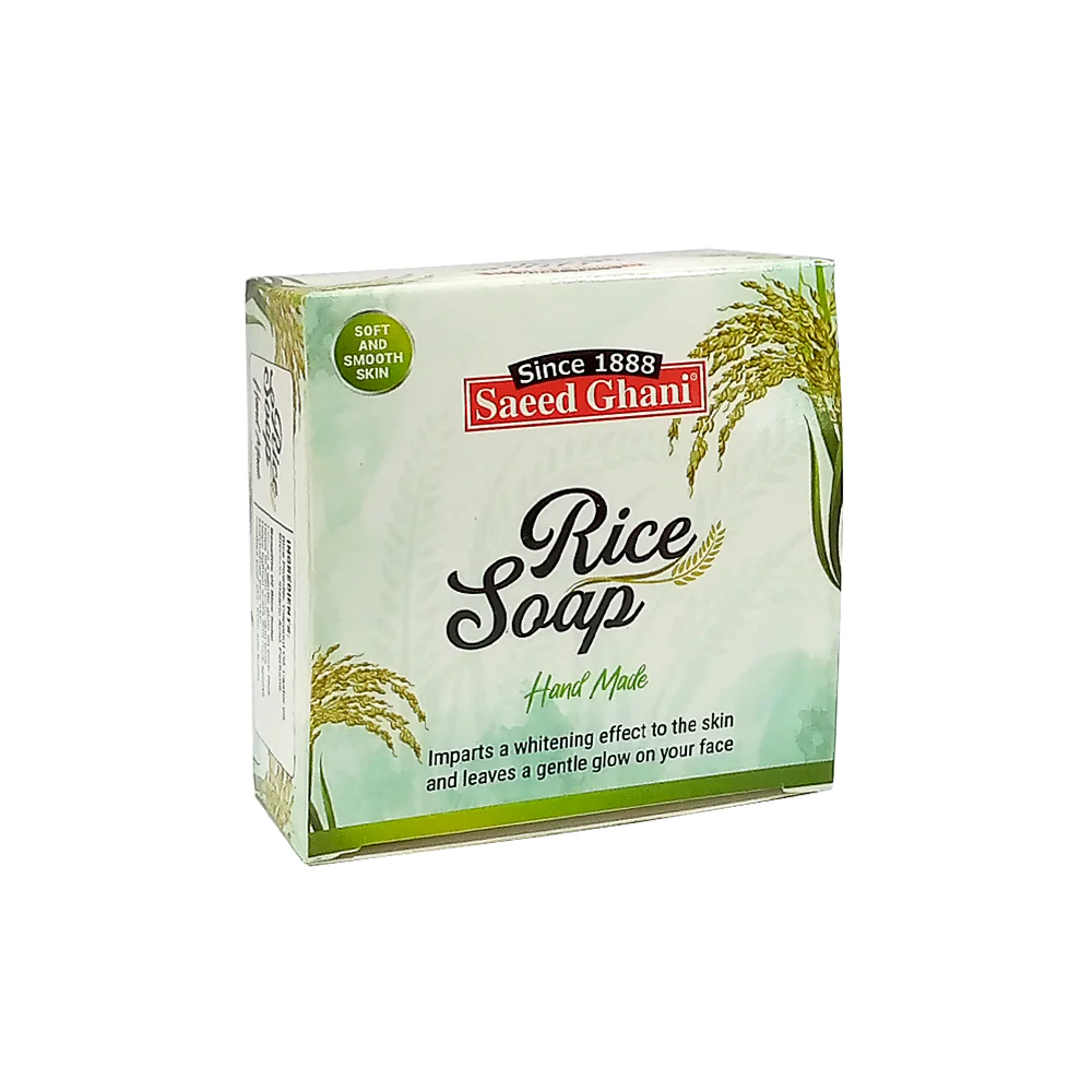 Saeed Ghani - Hand Made Rice Soap 1's - Highfy.pk