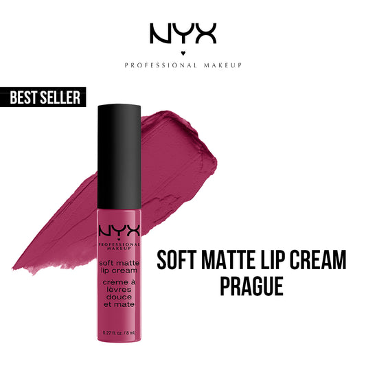 NYX Cosmetics Soft Matte Lip Cream Liquid Lipstick Prague - Highfy.pk