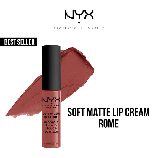 NYX Cosmetics Soft Matte Lip Cream Liquid Lipstick - 32 Rome - Highfy.pk