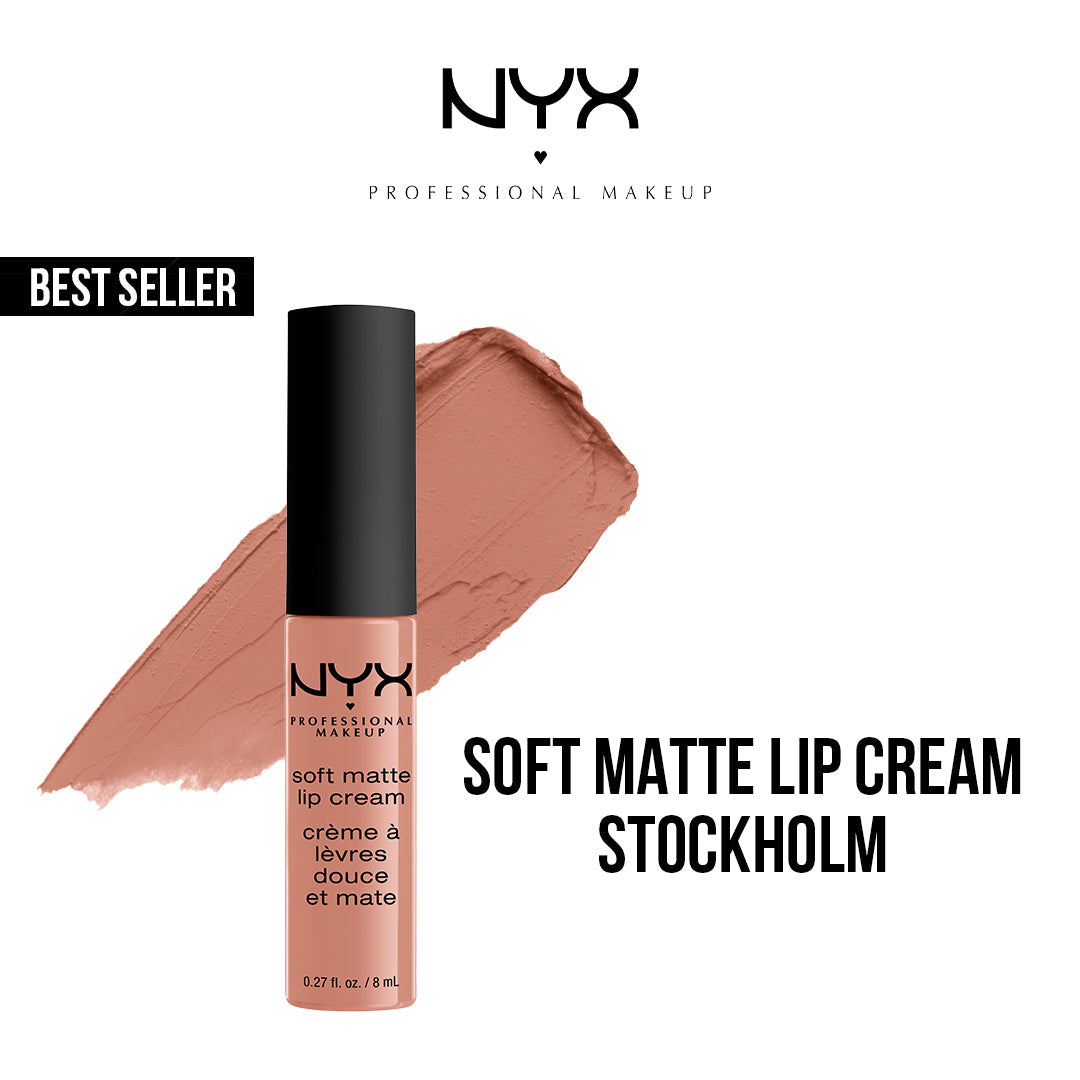 NYX Cosmetics Soft Matte Lip Cream Liquid Lipstick - 02 Stockholm - Highfy.pk