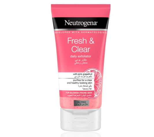 Neutrogena Visibly Clear Pink Grape Fruit Daily Scrub 150Ml - Highfy.pk