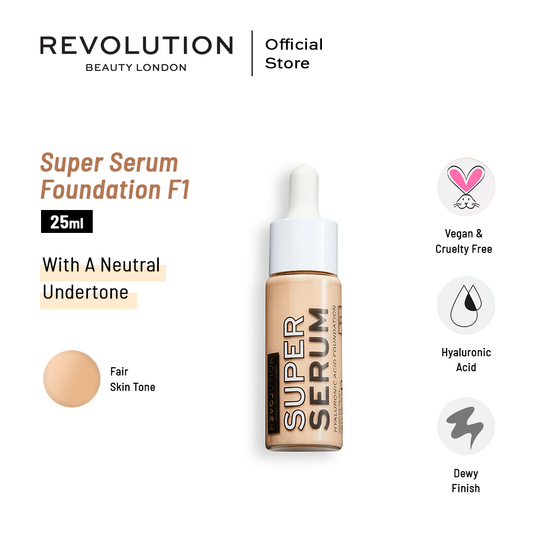 Relove By Revolution Super Serum Foundation F1 25ml