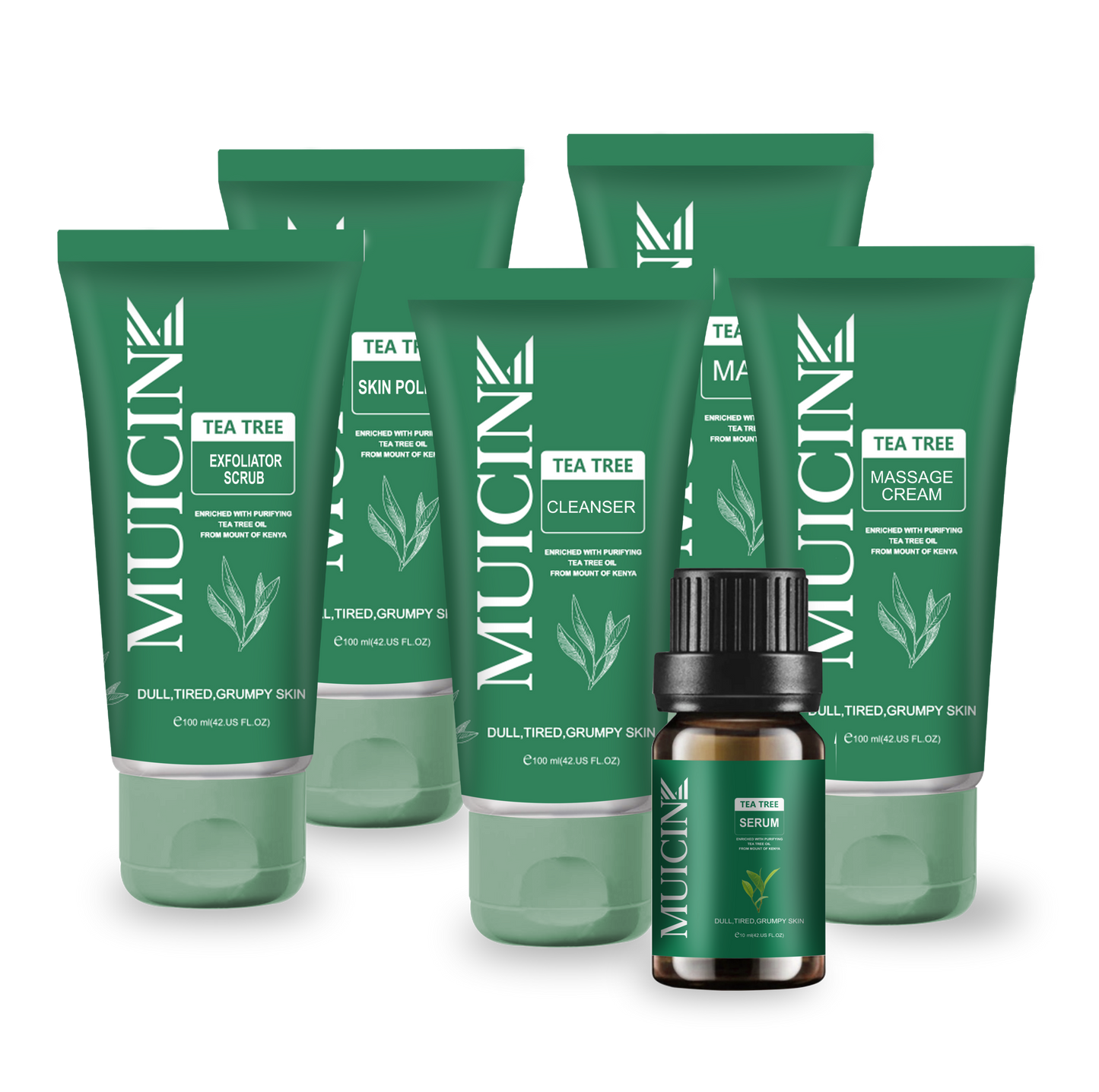 MUICIN - Tea Tree Clear & Clean Facial Kit - 6 Steps